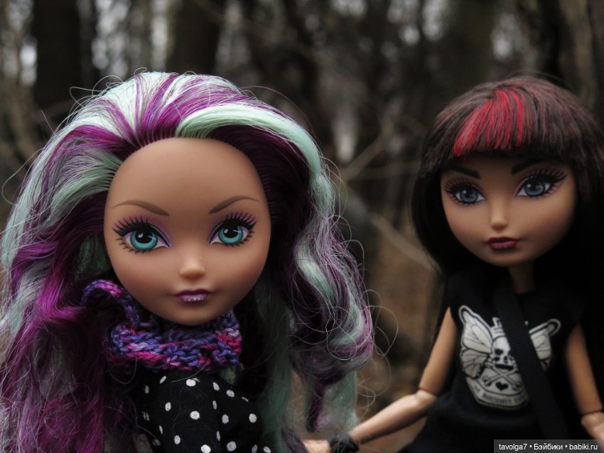 Сериз и Мэделин в ноябрьском лесу