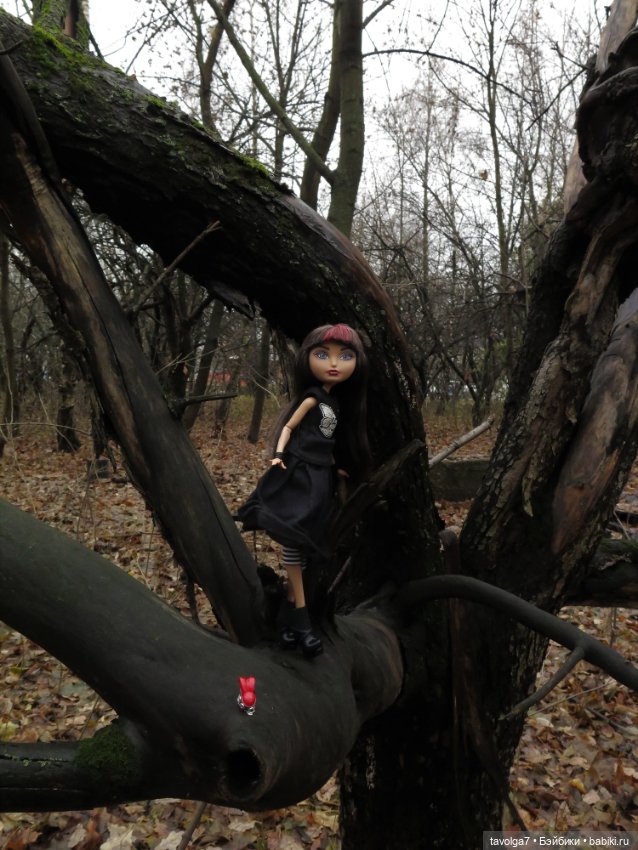 Сериз и Мэделин в ноябрьском лесу (фото 8)