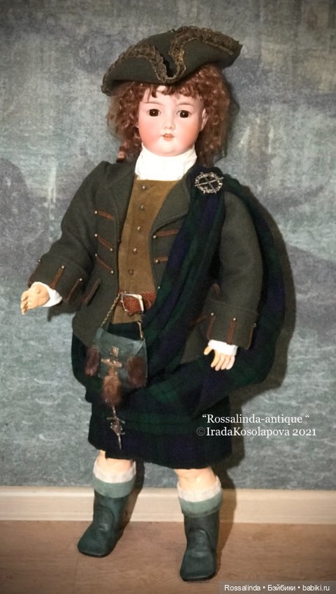 Мой любимый шотландец — Антикварные куклы Armand Marseille (AM): молд 390