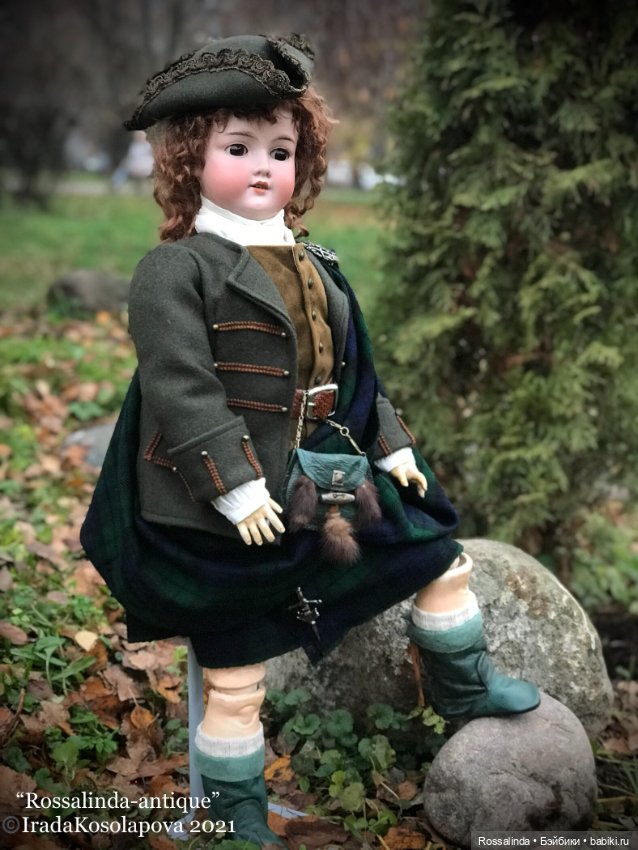 Мой любимый шотландец — Антикварные куклы Armand Marseille (AM): молд 390