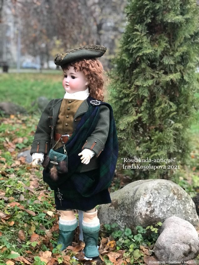 Мой любимый шотландец — Антикварные куклы Armand Marseille (AM): молд 390