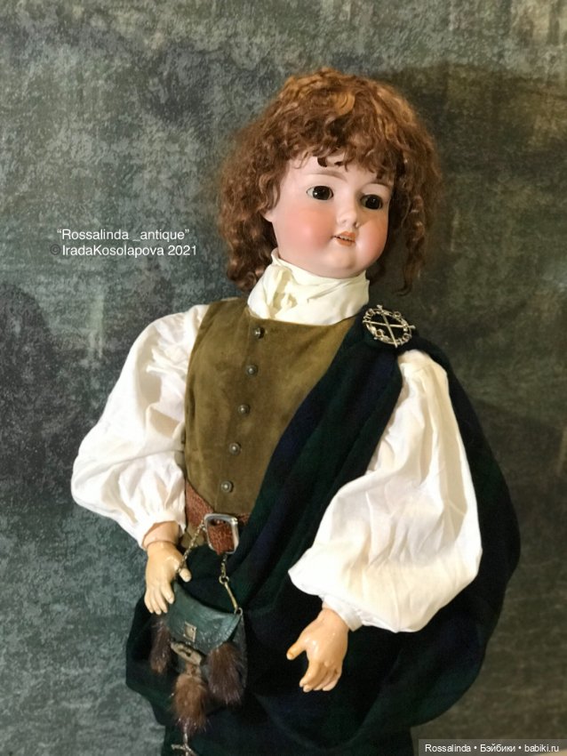 Мой любимый шотландец — Антикварные куклы Armand Marseille (AM): молд 390