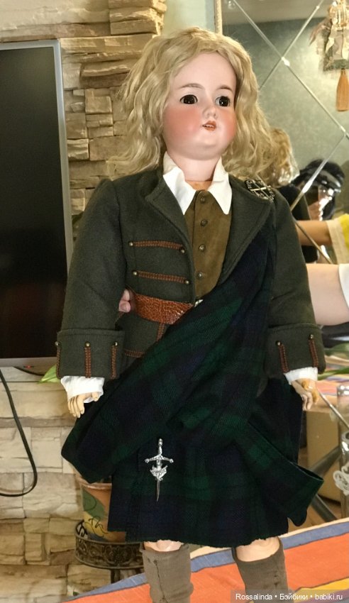 Мой любимый шотландец — Антикварные куклы Armand Marseille (AM): молд 390
