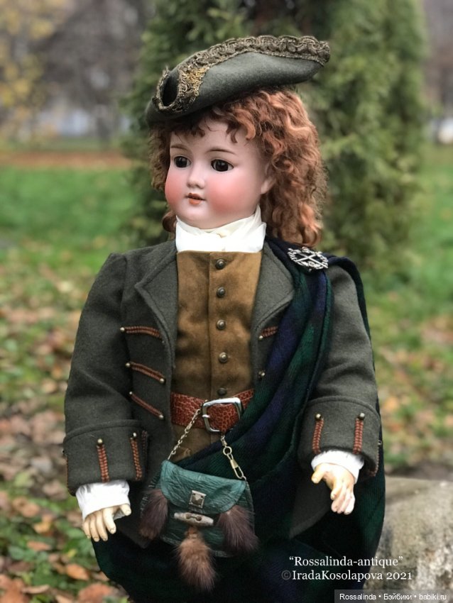 Мой любимый шотландец — Антикварные куклы Armand Marseille (AM): молд 390