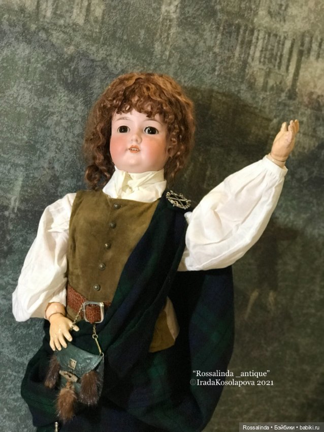 Мой любимый шотландец — Антикварные куклы Armand Marseille (AM): молд 390