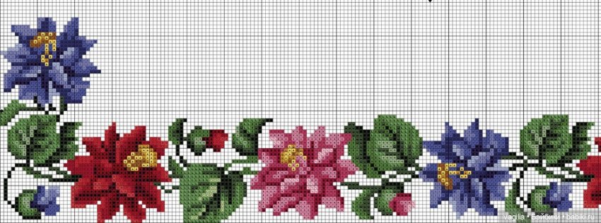 Мелочь крестиком 2 — Схемы вышивки крестом: фото узоров