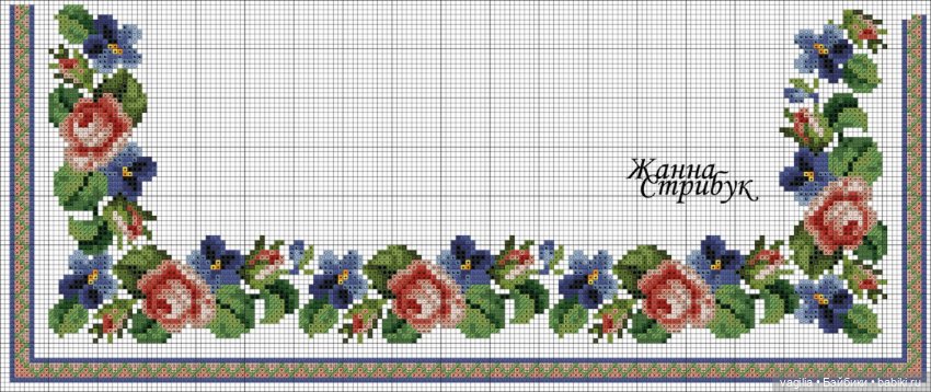 Мелочь крестиком 2 — Схемы вышивки крестом: фото узоров