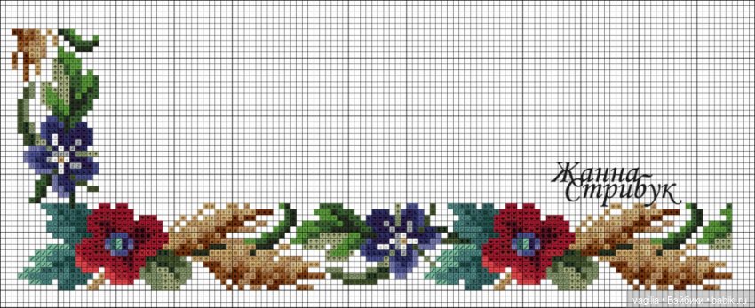 Мелочь крестиком 2 — Схемы вышивки крестом: фото узоров