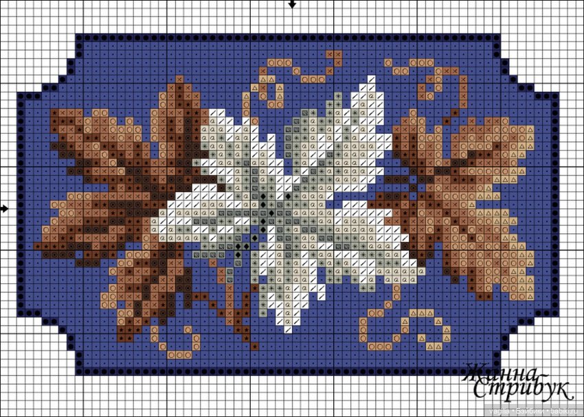 Мелочь крестиком 2 — Схемы вышивки крестом: фото узоров