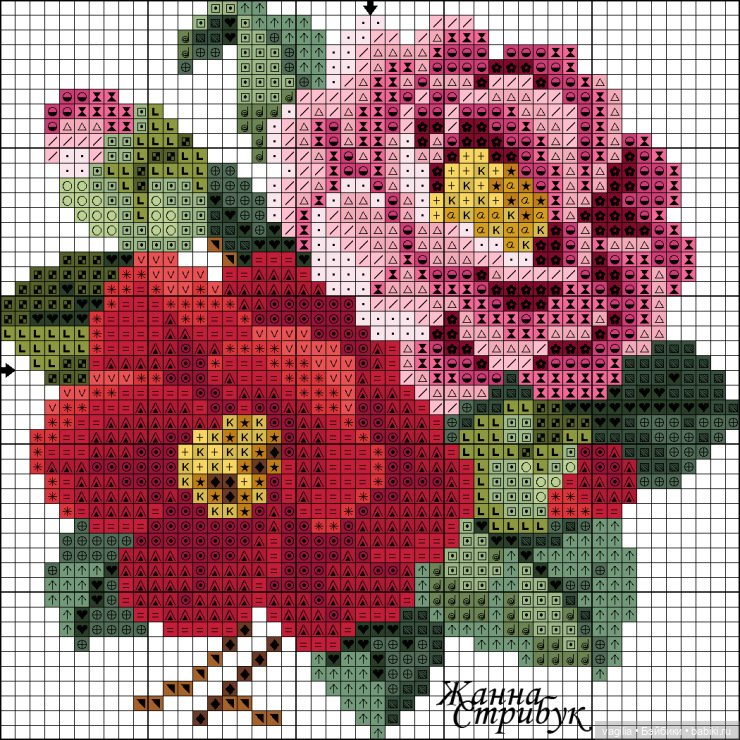 Мелочь крестиком 2 — Схемы вышивки крестом: фото узоров