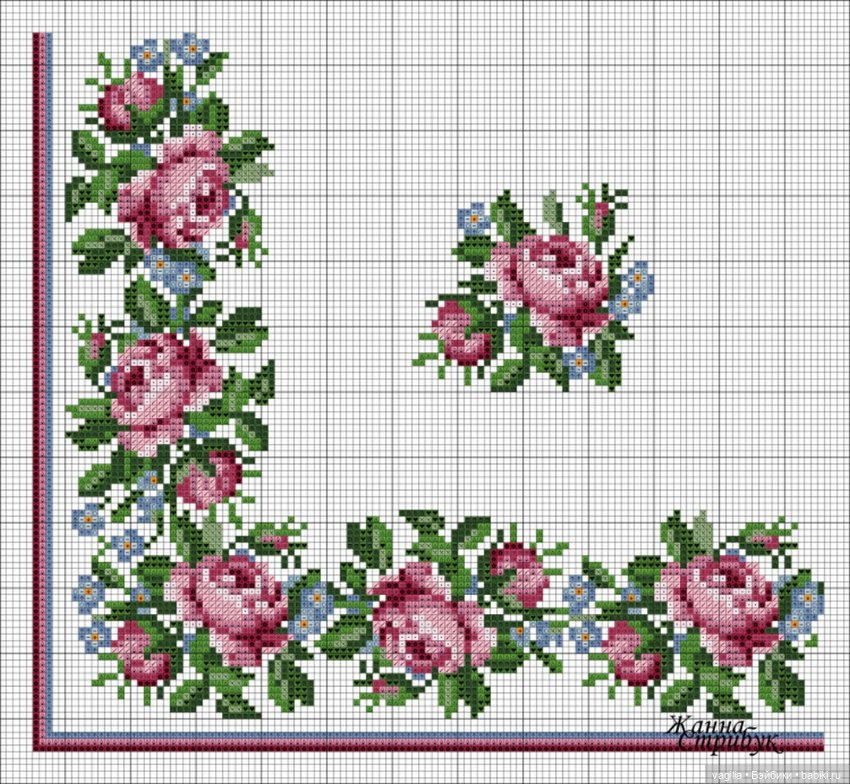 Мелочь крестиком 2 — Схемы вышивки крестом: фото узоров