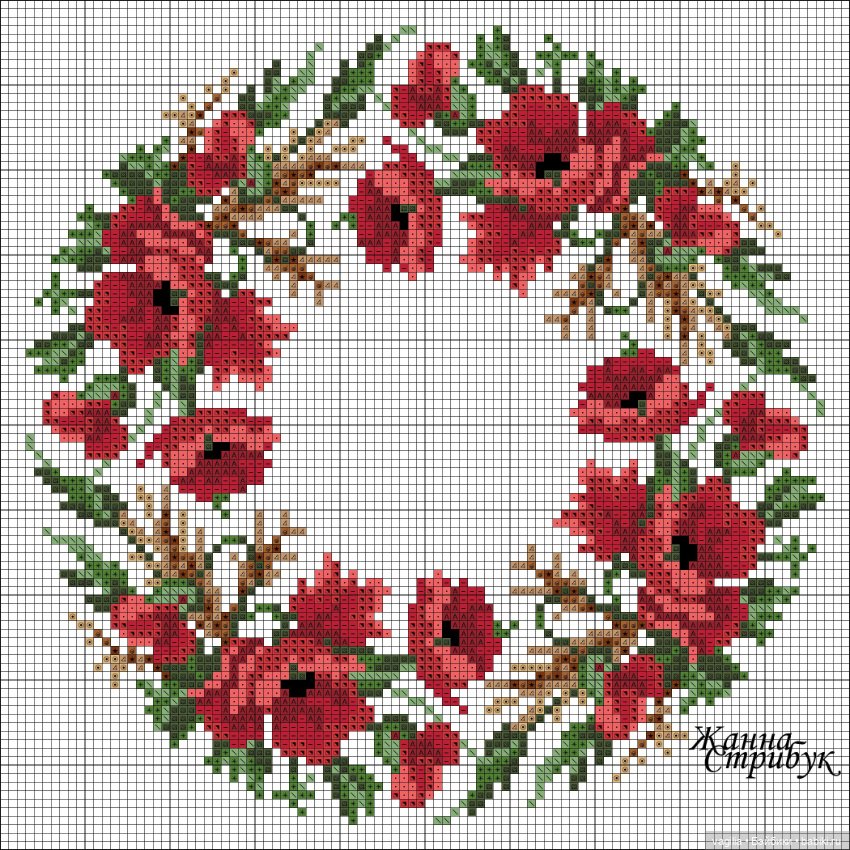Мелочь крестиком 2 — Схемы вышивки крестом: фото узоров