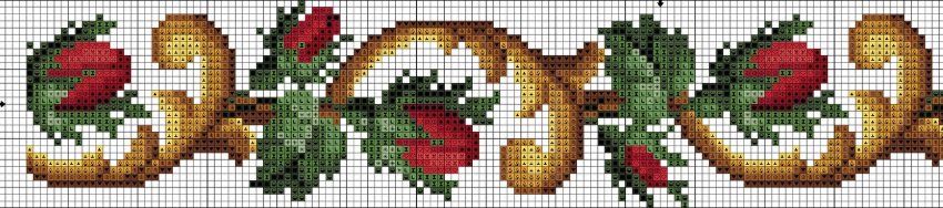 Мелочь крестиком 2 — Схемы вышивки крестом: фото узоров