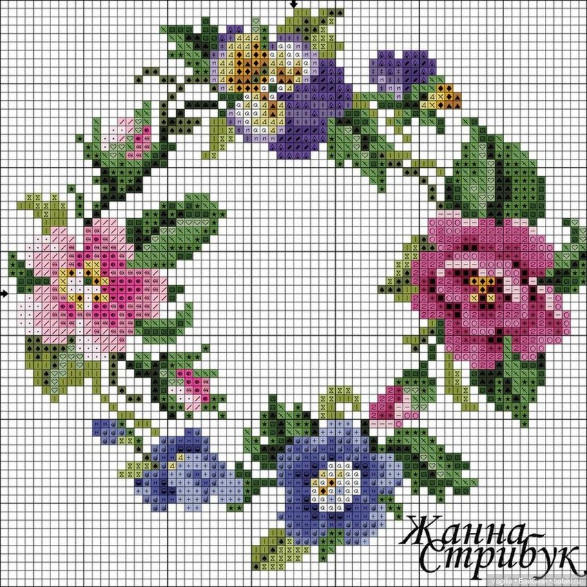Мелочь крестиком 2 — Схемы вышивки крестом: фото узоров (фото 8)