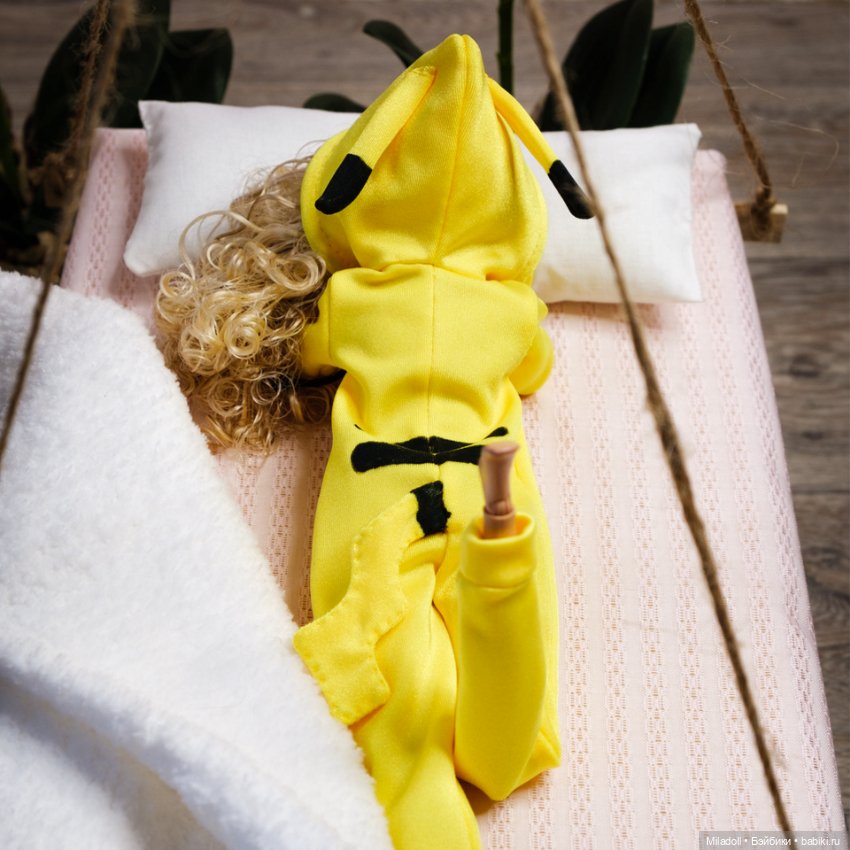 Кигуруми пикачу для барби (фото 4)