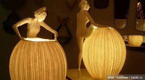 Прекрасные лампы из папье-маше от французского дуэта Papier à êtres (фото 2)