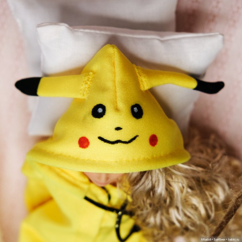 Кигуруми пикачу для барби (фото 2)