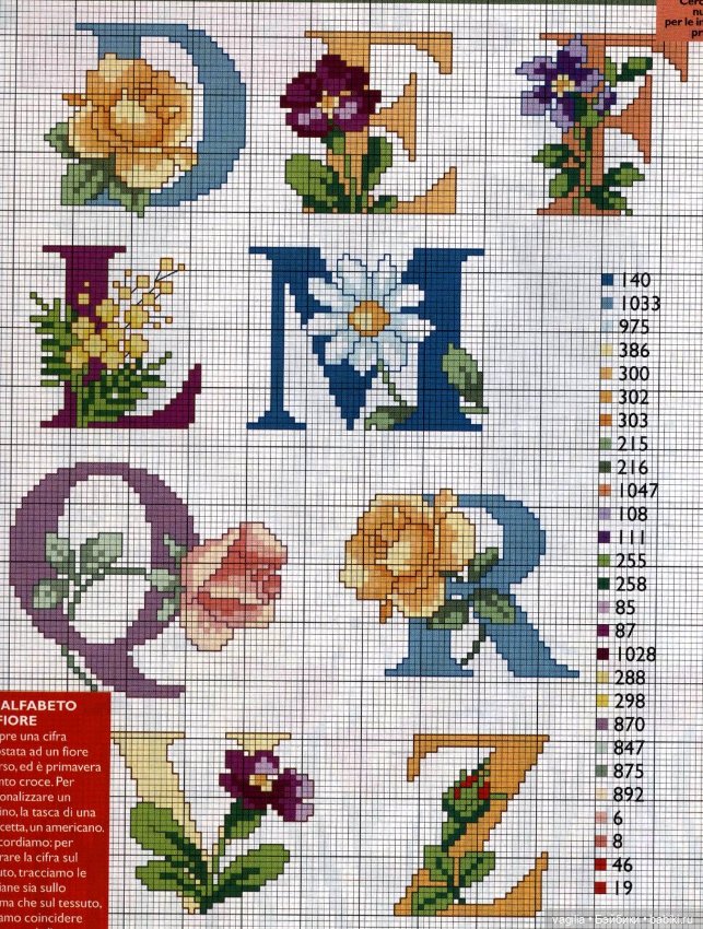 Вензель на любой вкус крестом