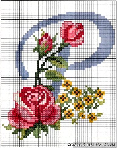 Вензель на любой вкус крестом