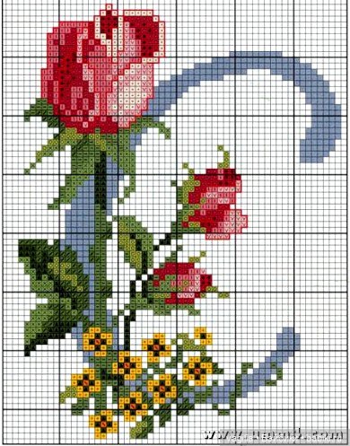 Вензель на любой вкус крестом