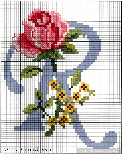 Вензель на любой вкус крестом