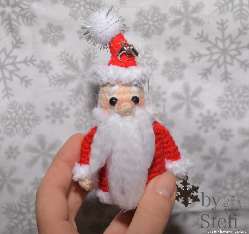 Давно ничего не вязала... Сегодня добралась таки до крючка и ниточек! Вот такой дедуля получился (фото 6)