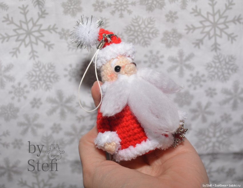 Давно ничего не вязала... Сегодня добралась таки до крючка и ниточек! Вот такой дедуля получился (фото 2)