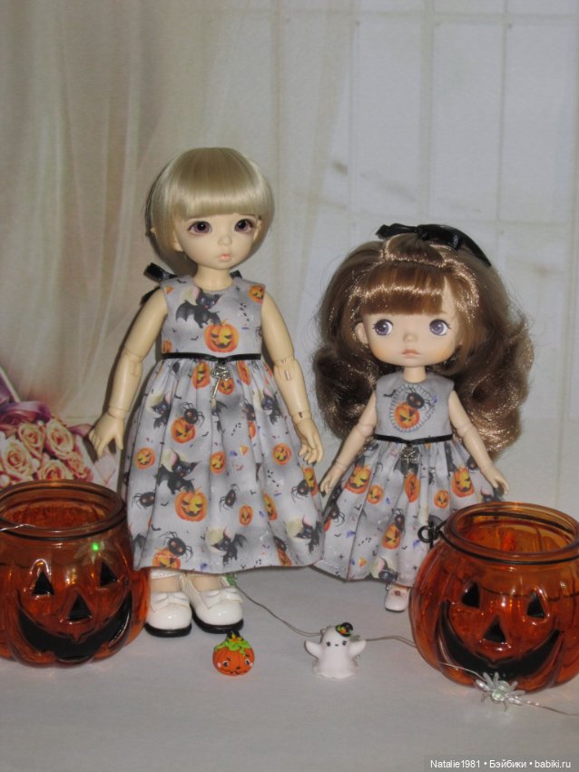 Хэллоуин с опозданием. Мои кукложители поздравляют всех причастных