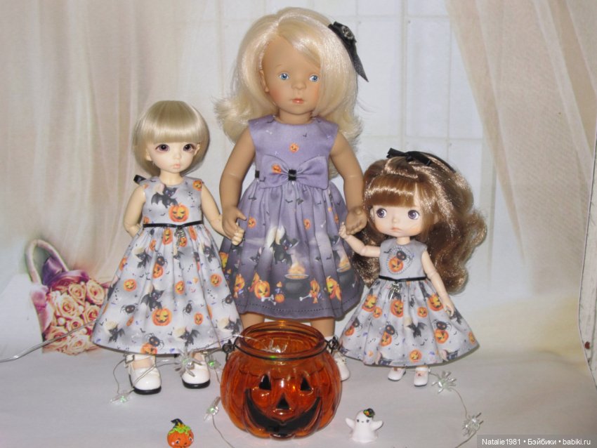 Хэллоуин с опозданием. Мои кукложители поздравляют всех причастных