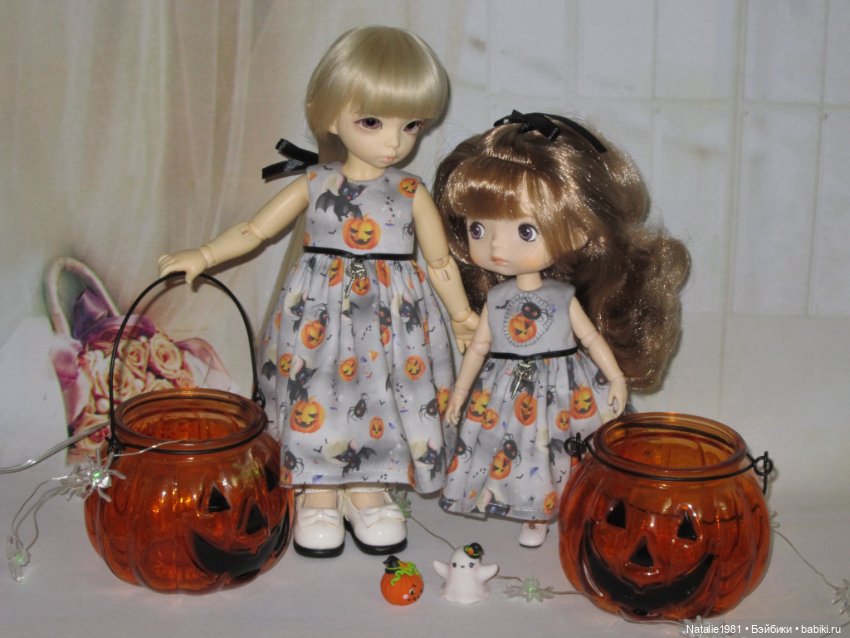 Хэллоуин с опозданием. Мои кукложители поздравляют всех причастных