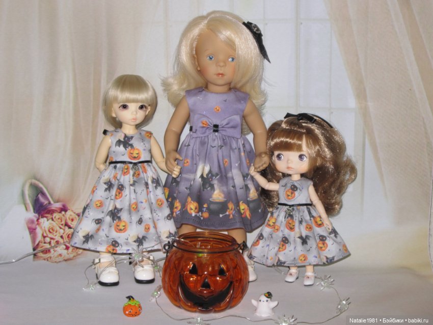 Хэллоуин с опозданием. Мои кукложители поздравляют всех причастных