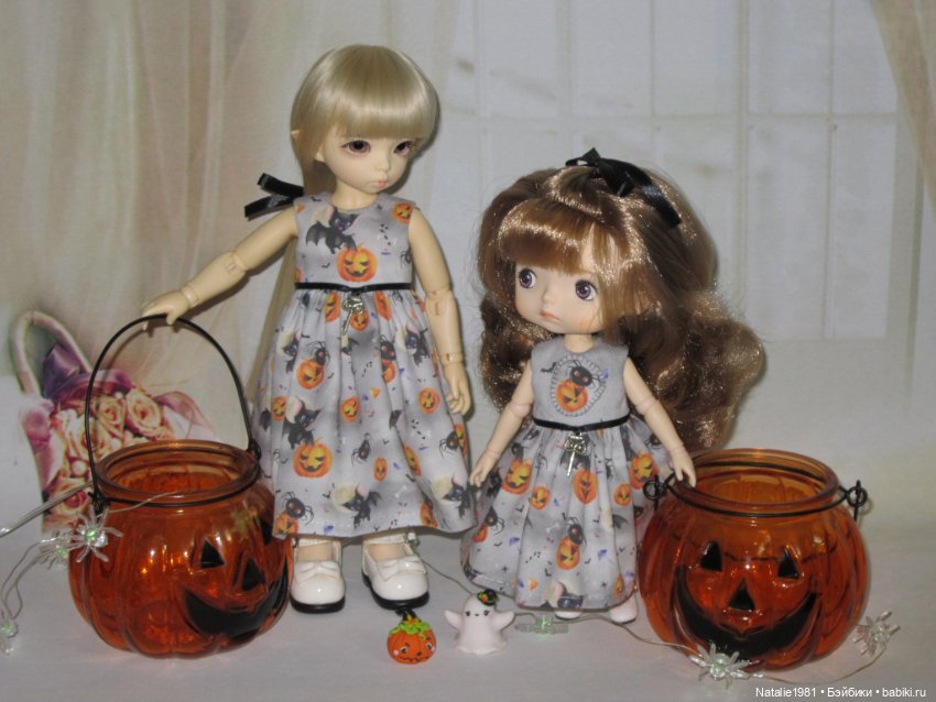 Хэллоуин с опозданием. Мои кукложители поздравляют всех причастных