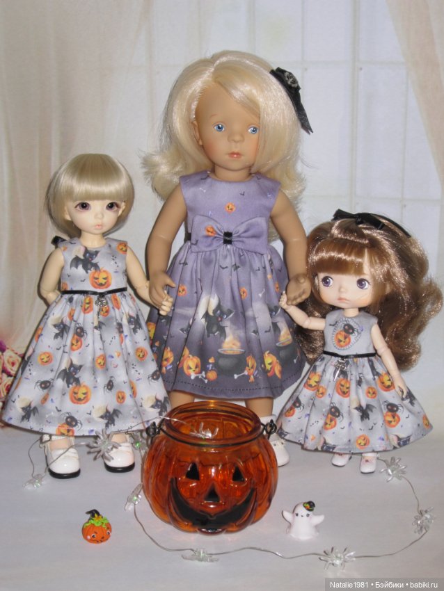 Хэллоуин с опозданием. Мои кукложители поздравляют всех причастных