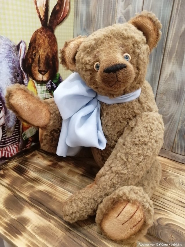 Christopher мишка-тедди — Авторские мишки Тедди и друзья: фото (фото 3)