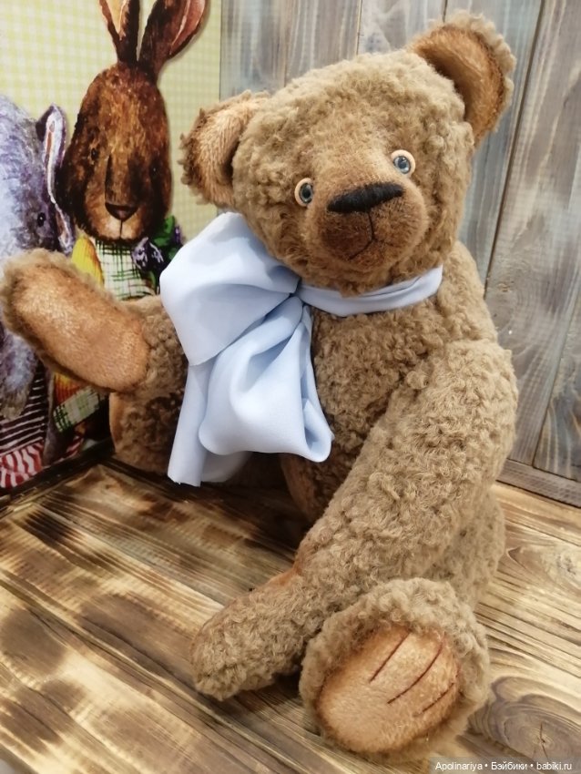 Christopher мишка-тедди — Авторские мишки Тедди и друзья: фото (фото 2)