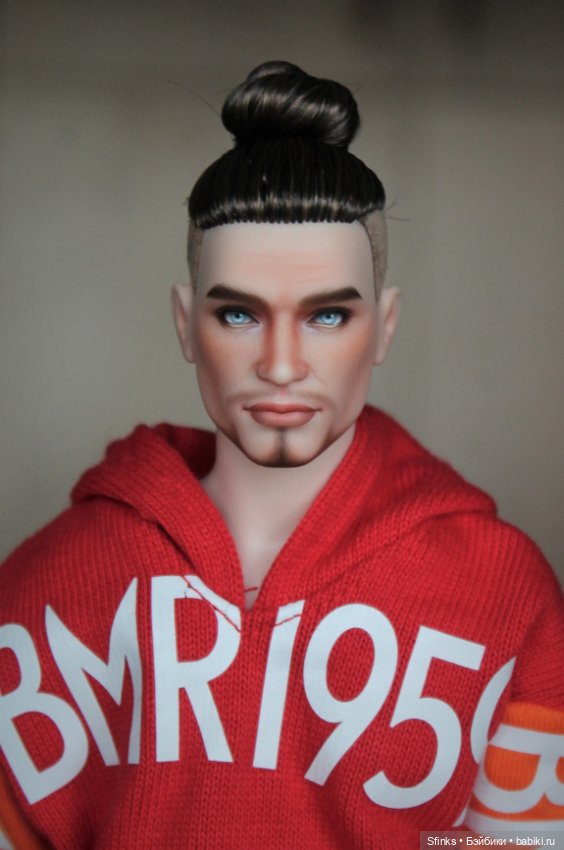 Ещё один усатенький — ООАК и кастом Барби (Barbie): репейнт (фото 4)