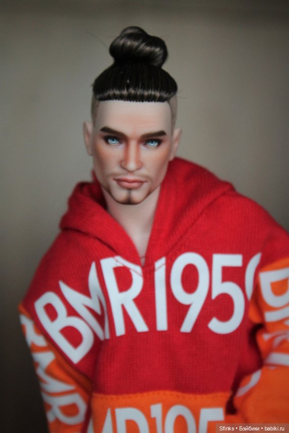 Ещё один усатенький — ООАК и кастом Барби (Barbie): репейнт (фото 5)