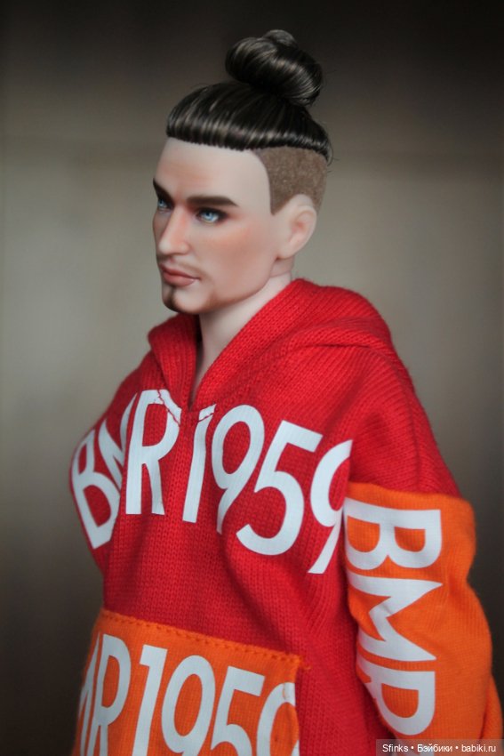 Ещё один усатенький — ООАК и кастом Барби (Barbie): репейнт (фото 3)