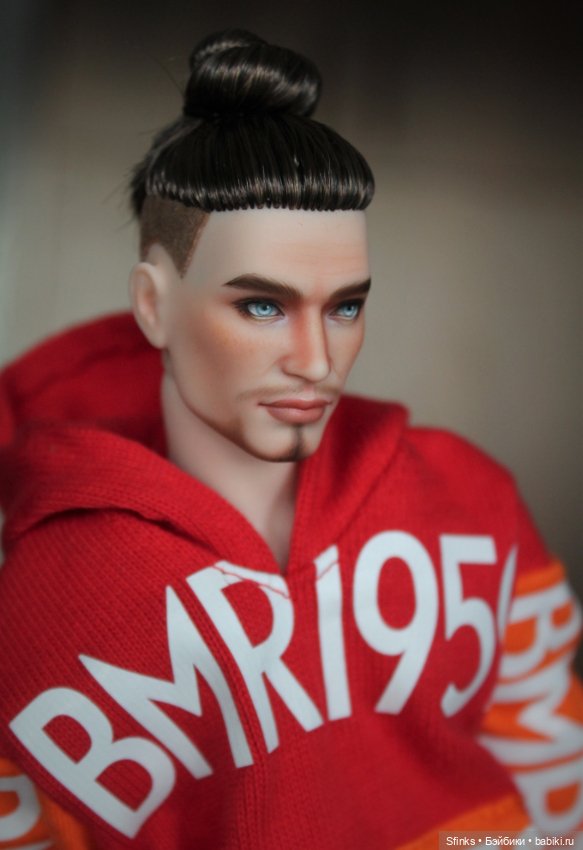 Ещё один усатенький — ООАК и кастом Барби (Barbie): репейнт (фото 2)