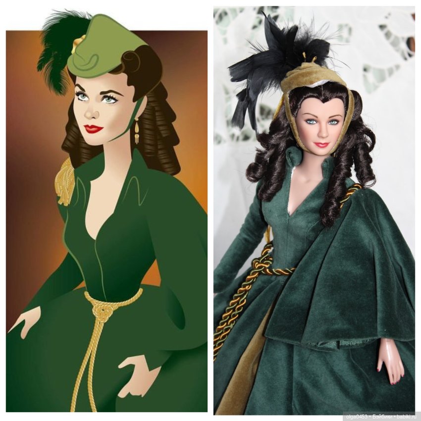 День рожденья Вивьен Ли в куклах (фото 8)