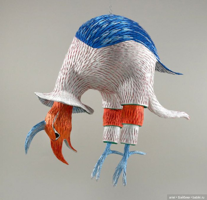 Фигурки зверей из папье-маше от Роберто Бенавидеса (Roberto Benavidez) (фото 10)