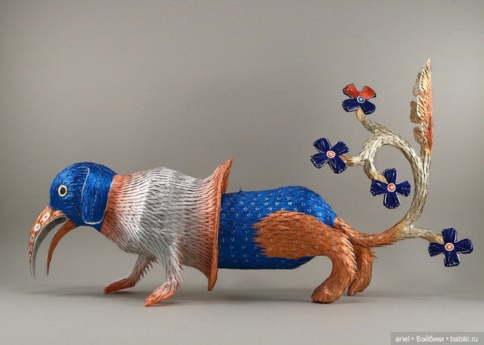 Фигурки зверей из папье-маше от Роберто Бенавидеса (Roberto Benavidez) (фото 8)