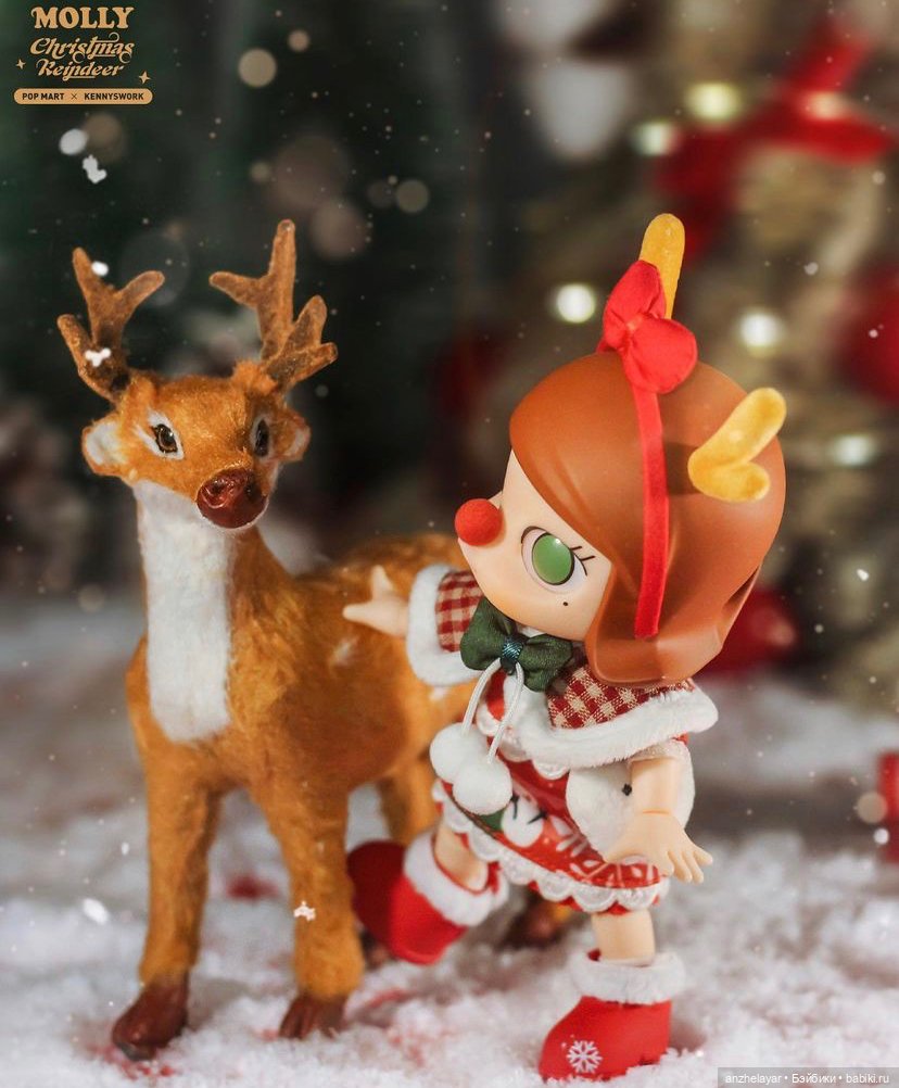 Молли «Рождественский олень» от Pop Mart (фото 3)