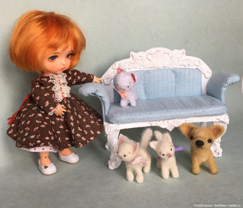 Диванчик — Мебель для кукол и домиков: фото (фото 3)