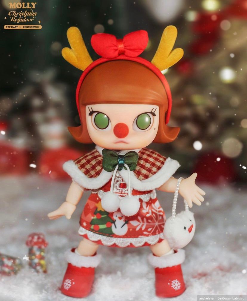 Молли «Рождественский олень» от Pop Mart