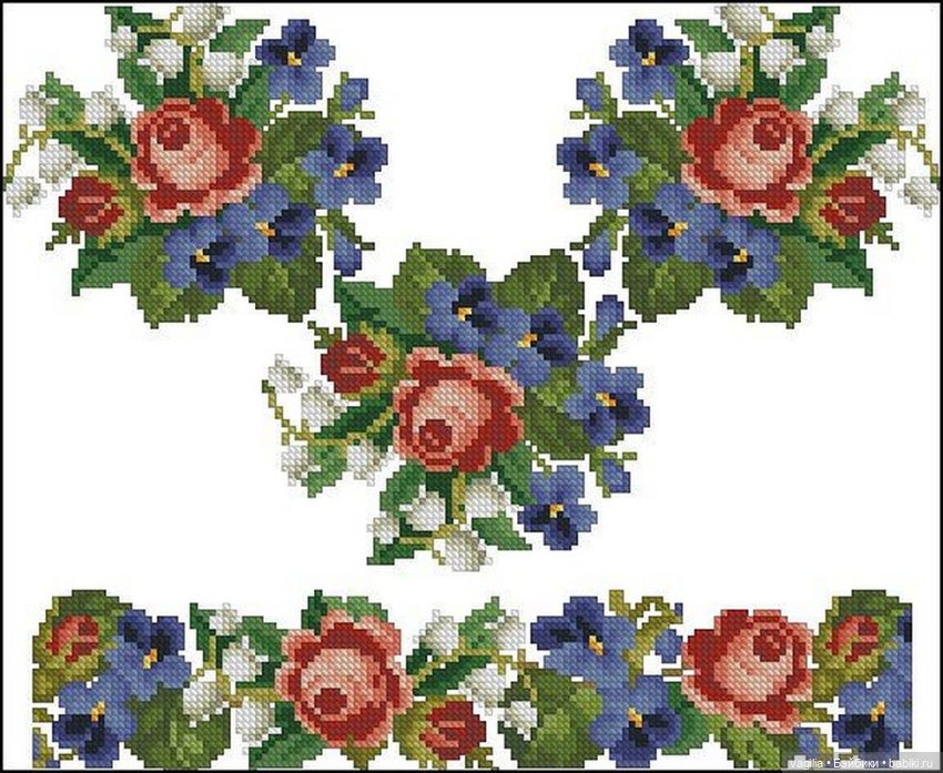 Ещё вышиванки, правда без схем, но вполне читаемы (фото 4)