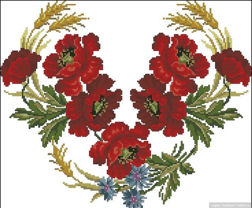 Ещё вышиванки, правда без схем, но вполне читаемы