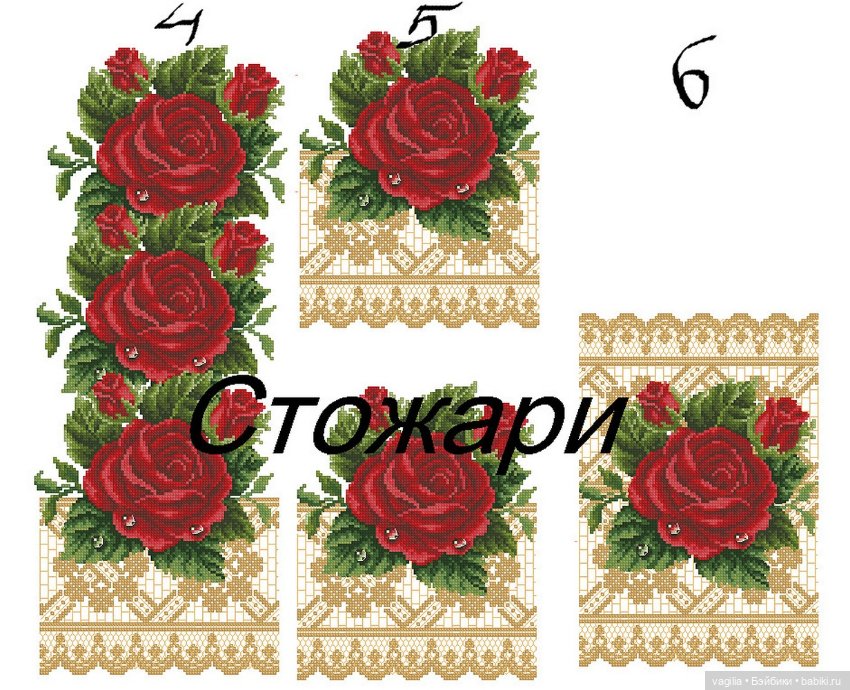 Ещё вышиванки, правда без схем, но вполне читаемы