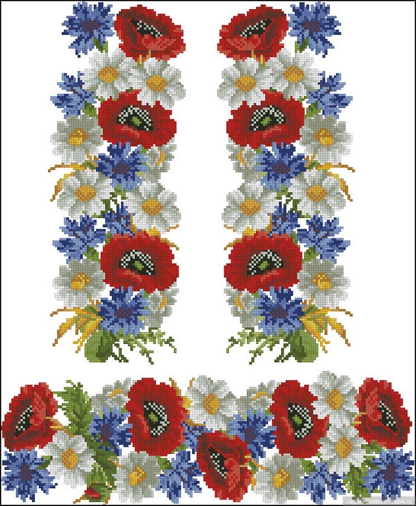 Ещё вышиванки, правда без схем, но вполне читаемы