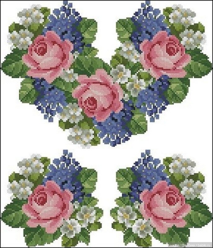 Ещё вышиванки, правда без схем, но вполне читаемы (фото 10)